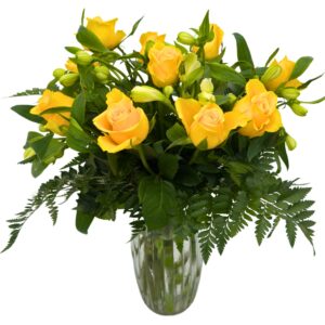 alt main side image yellow fresh flower bouquet