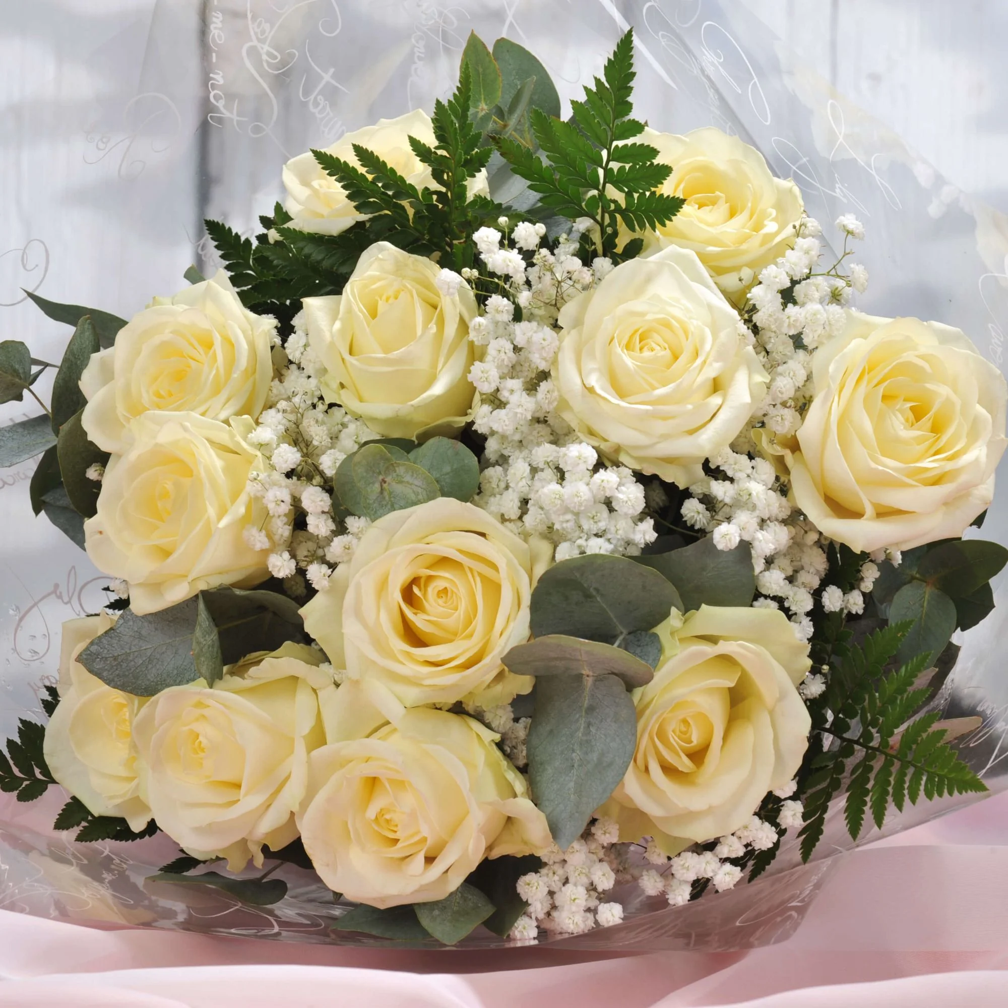 Luxury White Roses