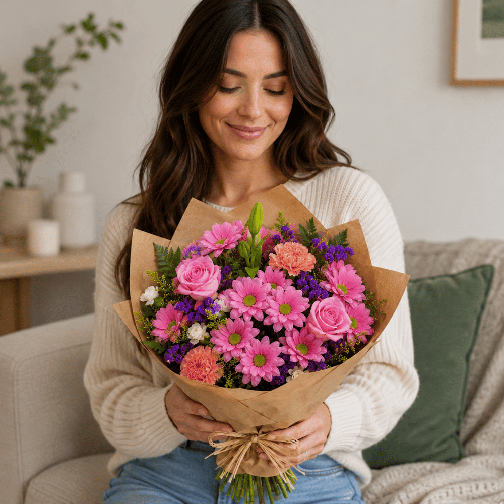 Pink Mixed Bouquet - Image 3