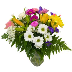 Bright Mixed Fresh Flower Bouquet arrangement