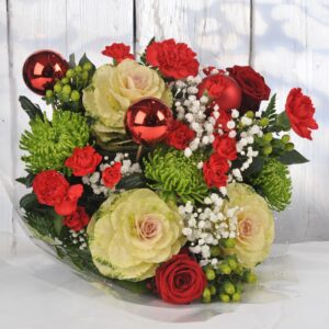 Christmas Red and Green Bouquet