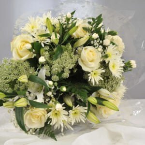 Deluxe White Flower Bouquet