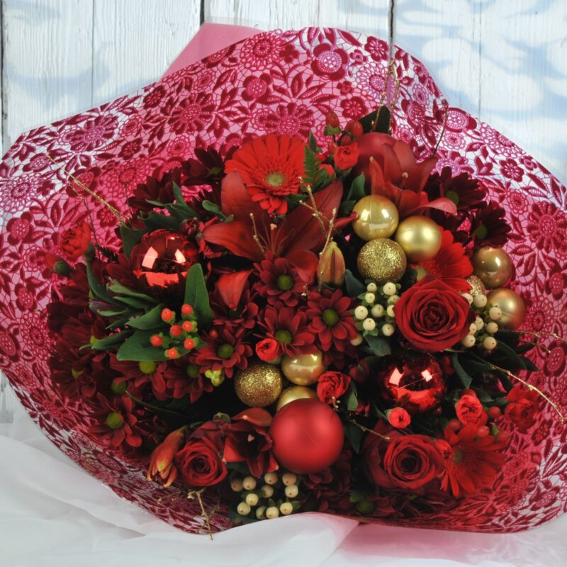 Luxury Red Christmas Bouquet