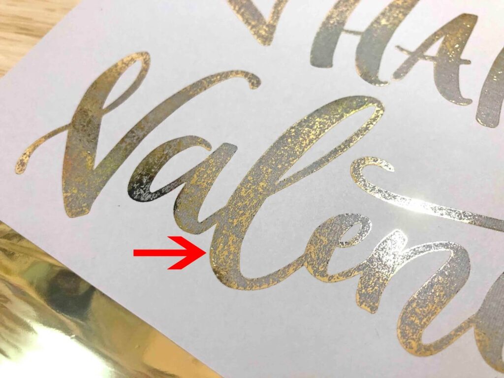 Patsymay Foil Machine Low Heat Blemishes