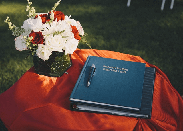 Wedding Marriage Register