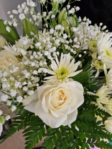 All White Bouquet photo review