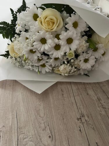 All White Bouquet photo review