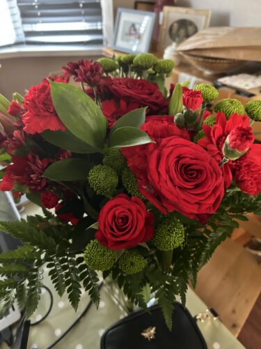 All Red Flower Bouquet photo review