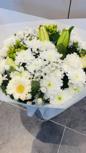 All White Bouquet photo review