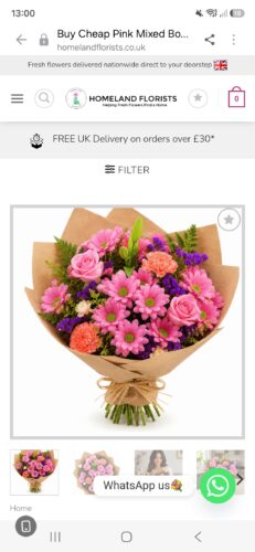 Pink Mixed Bouquet photo review